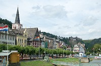  We got off the cruise ship at St. Goar.  We actually wanted to get off at St. Goarshausen, but we kinda missed it while sipping our drinks.  Oops!