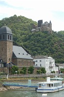  Burg Katz from the ferry.