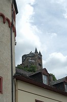  But first, a little stroll through St. Goarshausen.  Burg Katz is almost always hovering above.