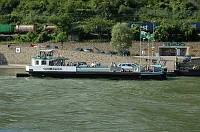  Boppard has its own car ferry, which we saw when our cruise ship was docking.