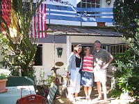  Carolyn, Christiane and Ryan at the Müller's house.