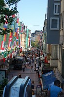  Overlooking the Giessen pedestrian zone on a bright, sunny summer day.