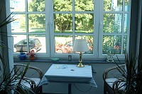  A little sitting alcove looking out onto the street.