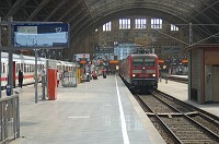  Closer in the Leipziger train station.