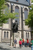  St. Thomas Church is where Johann Sebastian Bach is buried.