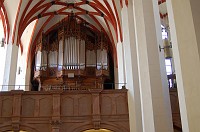  The New Bach Organ.  This isn't the organ that Bach played on when he was St. Thomas' most famous choirmaster beginning in 1723.  I guess that organ didn't survive.