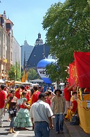  The Fan Mile of Leipzig.