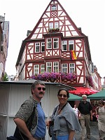  Playing tourists on a warm and muggy day in Germany.