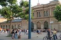  The main train station of Mainz.