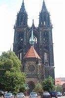  Finally at the top!  The Meissen Cathedral.  The castle, Albrechtsburg, is to the left.