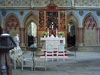  The cathedral's altar (after the concert was over).