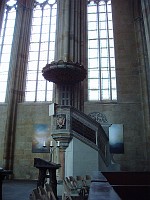  The pulpit of the cathedral.