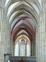  The ceiling of the cathedral.