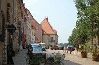  Looking back at the little village surrounding the cathedral and castle.