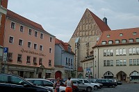  The front (?) of the Hotel Goldener Löwe (Golden Lion).