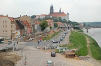  There was a lot of construction going on in Meissen..  Looks like a new sewer system is being put into place.