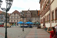  The building on the right is the town hall.