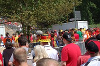  Unfortunately, Kaiserslautern was the worst as far as organizing the crowds to enter the stadium.