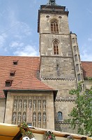  The side of the Collegiate Church.  I love that winding staircase up the side of the tower.