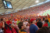  Spain fans have something to cheer about.